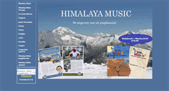Desktop Screenshot of himalayamusic.nl